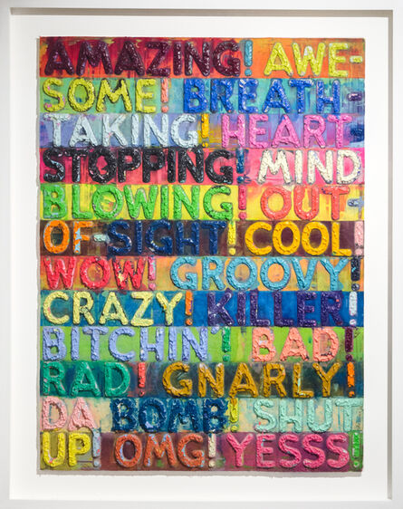 Mel Bochner, ‘Amazing ’, 2017