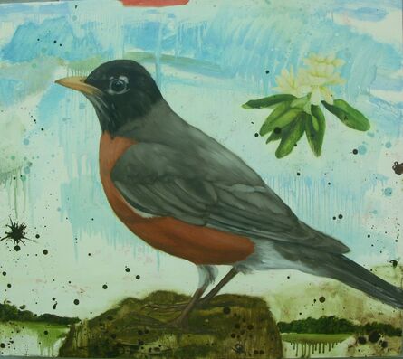 Eleanor Miller, ‘Robin with Blossom’, 2012