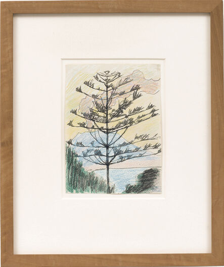 Joseph Stella, ‘Lake and Volcano/ Tree and Volcano’, n.d.