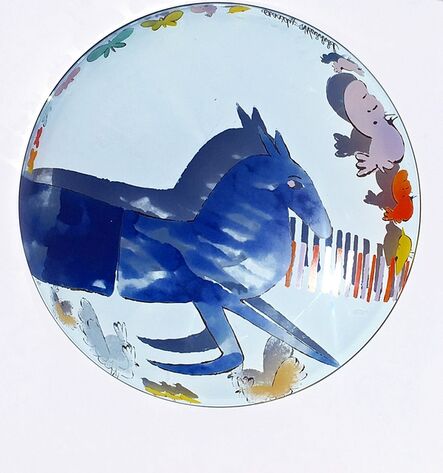 Andy Warhol, ‘Vintage Large Rosenthal Bowl (Unicorn)’, ca. 1991