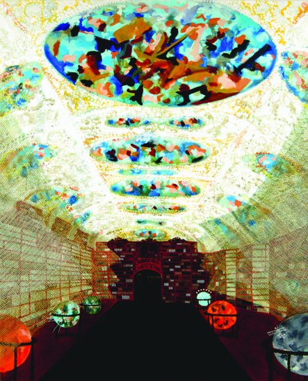 Michiko Itatani, ‘"Cosmic Sleepwalk" Painting from HyperBaroque CS-1’, 2007
