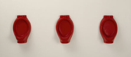 Rachel Lachowicz, ‘Untitled (Lipstick Urinals)’, 1992