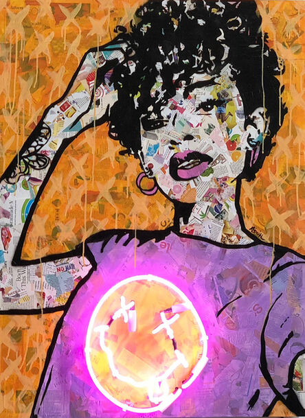 Amy Smith, ‘Nevermind-Neon Orange’, 2018