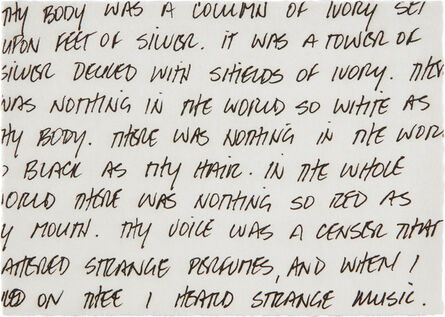 Felix Gonzalez-Torres, ‘Untitled (Oscar Wilde)’, 1995