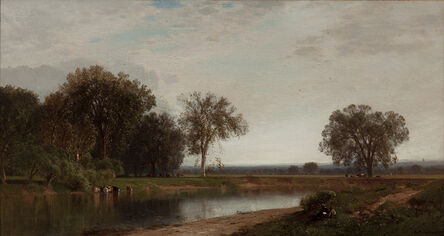 Samuel Colman, ‘Watering the Herd’, 1869