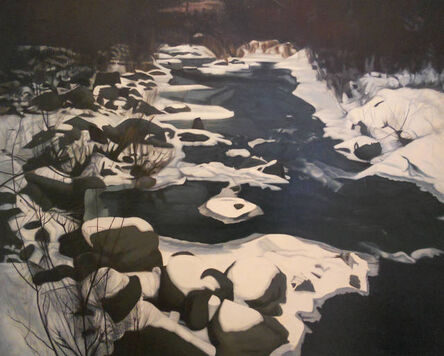 Ralph Wickiser, ‘Winter Stream’, 1975