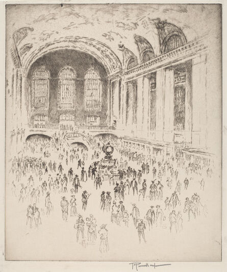 Joseph Pennell, ‘Concourse, Grand Central, New York’, 1919