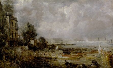 John Constable, ‘The Opening of Waterloo Bridge’, 1829 to 1831