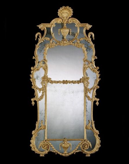 John Linnell, ‘A GEORGE III CARVED GILTWOOD MIRROR ATTRIBUTED TO JOHN LINNELL’, ca. 1770