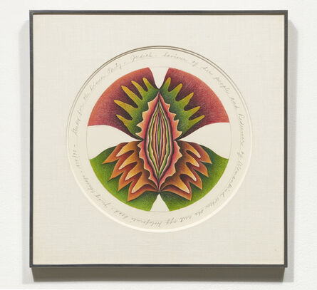 Judy Chicago, ‘Study for Judith Plate’, 1974-1975
