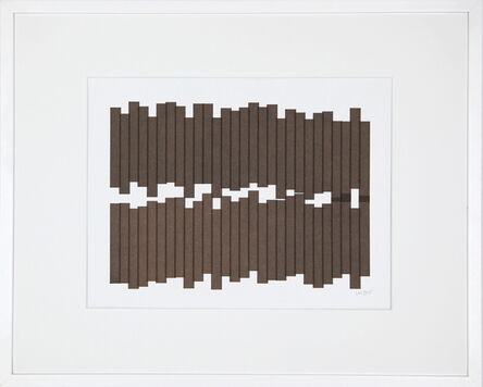 Vera Molnar, ‘Deux rangées de rectangles’, 1985