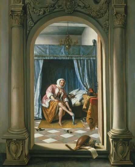 Jan Steen, ‘A Woman at her Toilet’, 1663