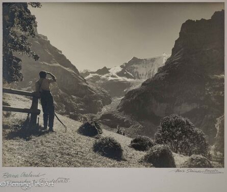 Albert Steiner, ‘”Berner Oberland. Stimmung bei Grindelwald”  (Bernese Oberland. Stimmung at Grindelwald)’, 1925-1950