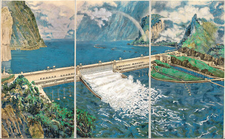 Yang Jiechang 杨诘苍, ‘Crying Landscape: Three Gorges Dam 会叫的风景’, 2002