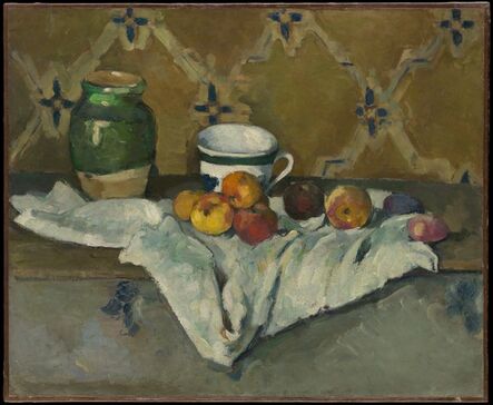 Paul Cézanne, ‘Still Life with Jar, Cup, and Apples’, ca. 1877