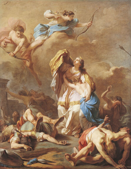 Pierre-Charles Jombert, ‘Apollo and Diana Killing the Children of Niobe’, 1772