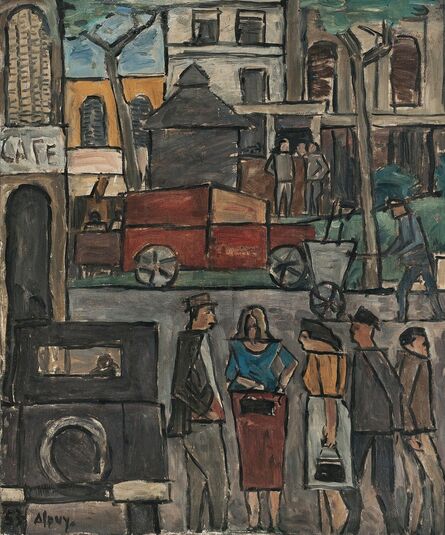 Julio Alpuy, ‘Escena de ciudad’, 1953
