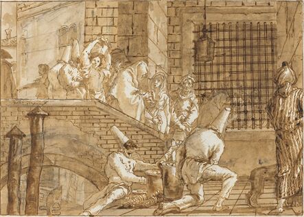 Giovanni Domenico Tiepolo, ‘The Prison Visit’, 1797/1804