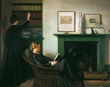 William Rothenstein, ‘The Browning Readers’, 1900