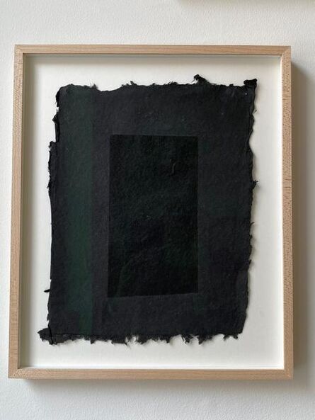 Amy Hilton, ‘Black through black’, 2018