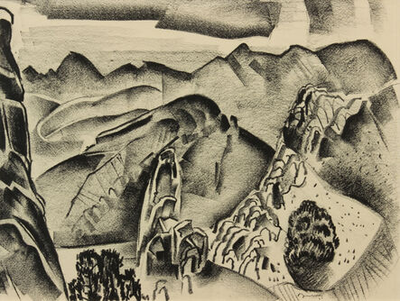 Raymond Jonson, ‘New Mexico Landscape’, 1927