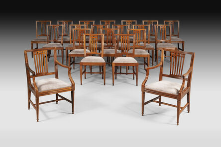 Jean-François Leleu, ‘Set of eighteen chairs and two armchairs’, ca. 1790