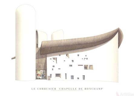 Le Corbusier, ‘Chapelle de Ronchamp’, (Date unknown)