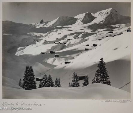 Albert Steiner, ‘”Winter bei Inner-Arosa - Graubunden -.”  ("Winter at Inner-Arosa - Graubunden -.")’, 1925-1950