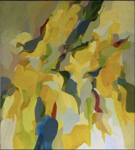 Sol Zaretsky, ‘Biomorphic Yellow Square’, 1963