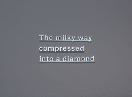 Katie Paterson, ‘Ideas - (The milky way compressed into a diamond)’, 2017
