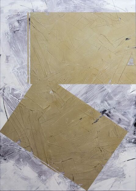Ivo Stoyanov, ‘Equal Neutrals No 1 - Warm beige blocks on a background of smokey grey’, 2020