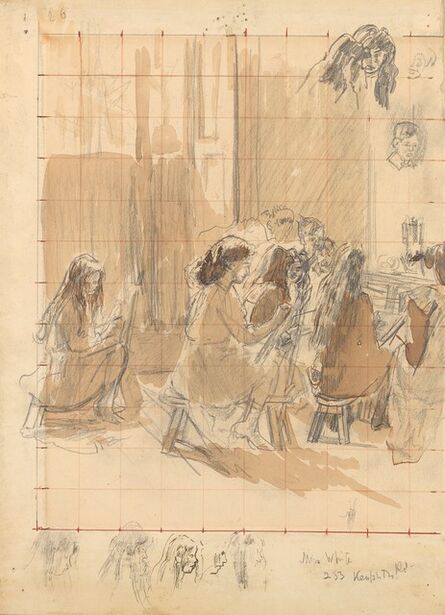 Walter Richard Sickert, ‘The Drawing Class’, c.1912