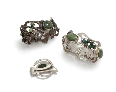 Erika Hult de Corral, ‘Three Erika Hult de Corral jewelry items’, c.1970