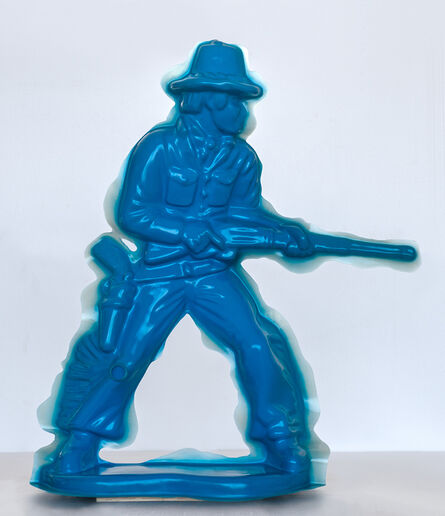 Yoram Wolberger, ‘Blue Cowboy #2 (Rifleman)’, 2008
