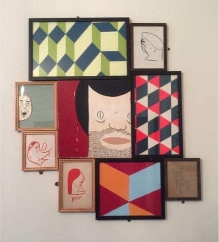 Barry McGee, ‘Untitled (9 panels)’, 2008