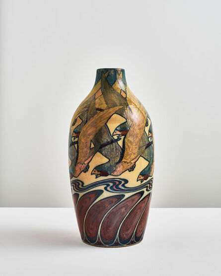 Galileo Chini, ‘Eagle Vase’, 1900-1904