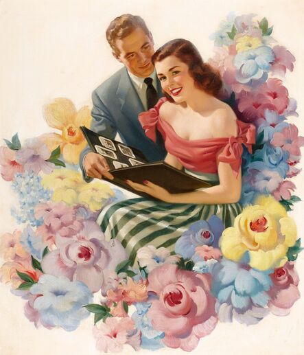 Haddon Sundblom, ‘Cashmere Bouquet Soap Advertisement Illustration’, ca. 1949