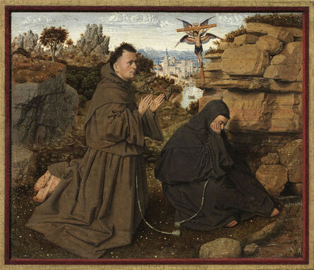 Jan van Eyck, ‘Saint Francis of Assisi Receiving the Stigmata’, 1430-1432