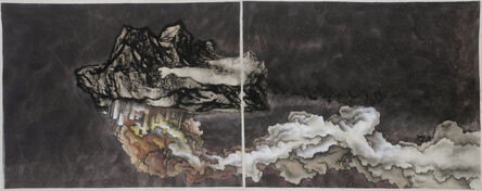Yang Jiechang 杨诘苍, ‘Drifting Metropolis painting’, 2008