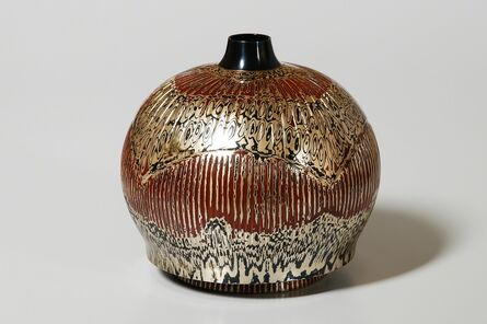 Tamagawa Norio, ‘Mokume-gane Vase 093’, 2003