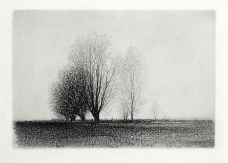 Gunnar Norrman, ‘Landskap med träd’, 1965