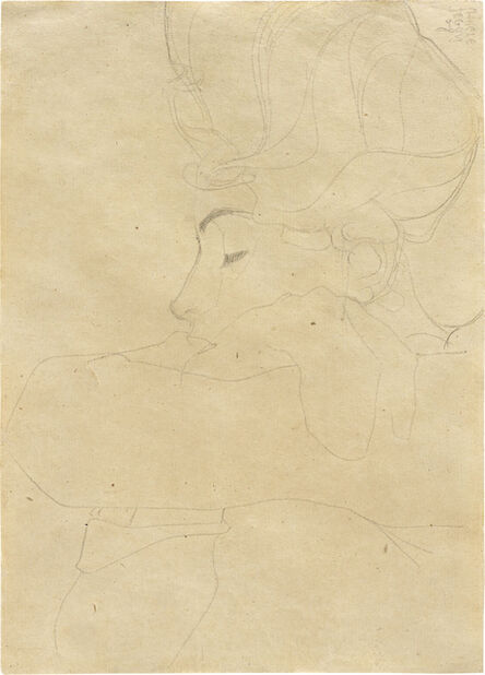 Egon Schiele, ‘Portrat einer Dame (Portrait of a Woman)’, 1908