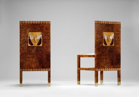 Koloman Moser, ‘Pair of deckchairs’, 1901