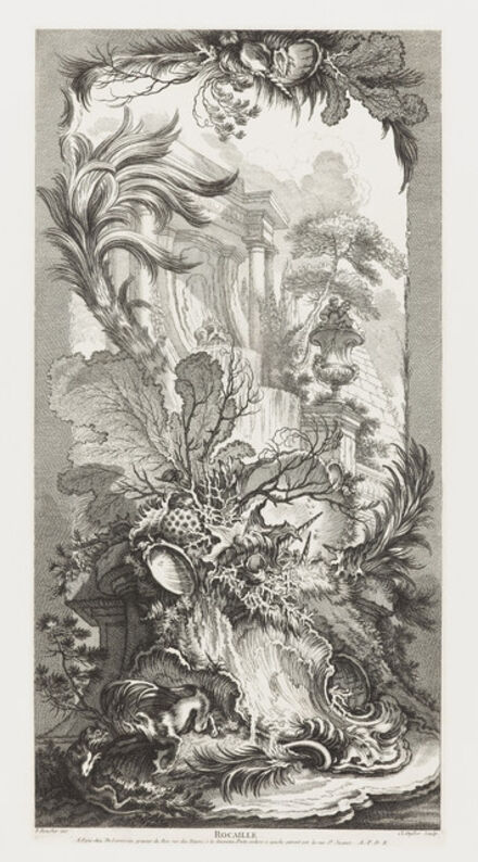 François Boucher, ‘Rocaille [Rococo Design] in Nouveaux Morceaux pour des paravents [New Concepts for Screens]’, 1740