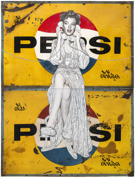 Pakpoom Silaphan, ‘Marilyn Makes Connections on Thai Pepsi’, 2014