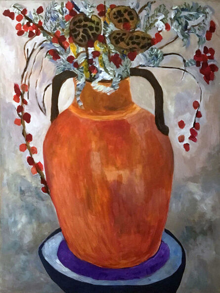 Kathleen Sidwell, ‘Orange Vase’, 2018