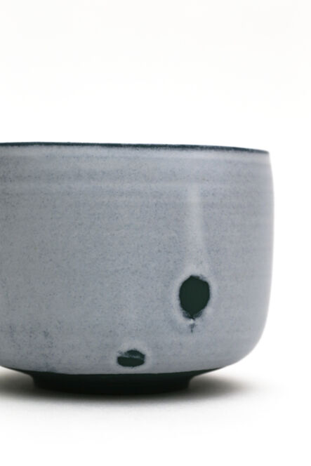 AKIO NIISATO, ‘Green tea bowl with white glaze’, 2018