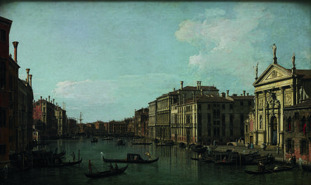 Canaletto, ‘The Grand Canal, Venice, Looking South-East from San Stae to the Fabbriche Nuove di Rialto’, 1738