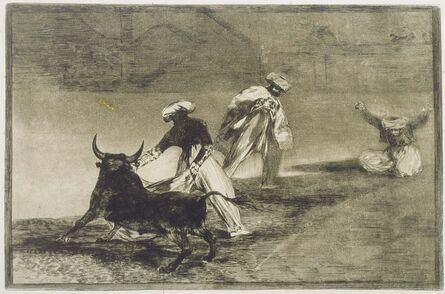 Francisco de Goya, ‘They Play Another with the Cape... from L’, 1816
