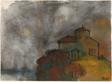 Emil Nolde, ‘Haus auf einem Berg’, 1938-45